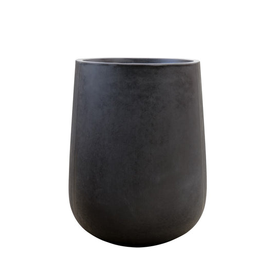 KARAMEA BLACK PLANTER - MEDIUM