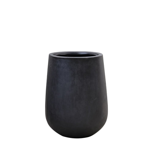 KARAMEA BLACK PLANTER - SMALL