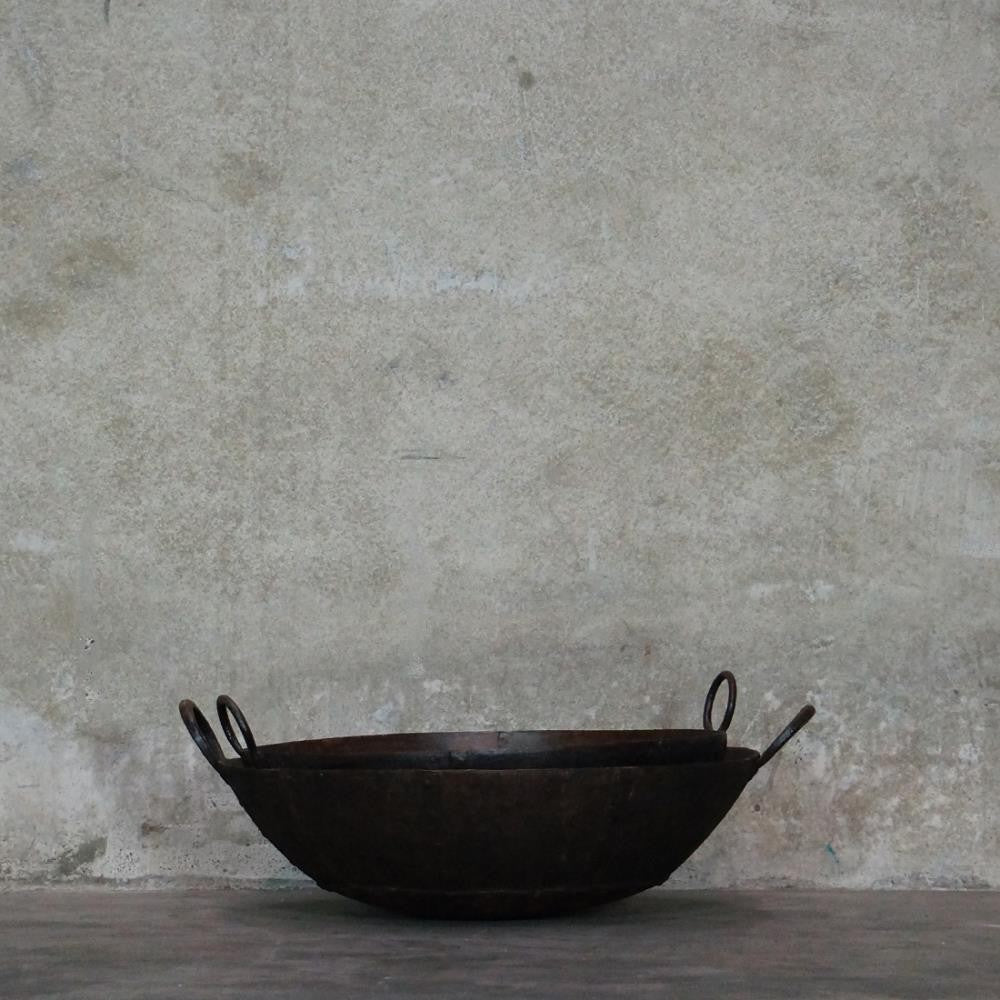 ORIGINAL KADAI FIRE PIT WITH STAND 75-100CM