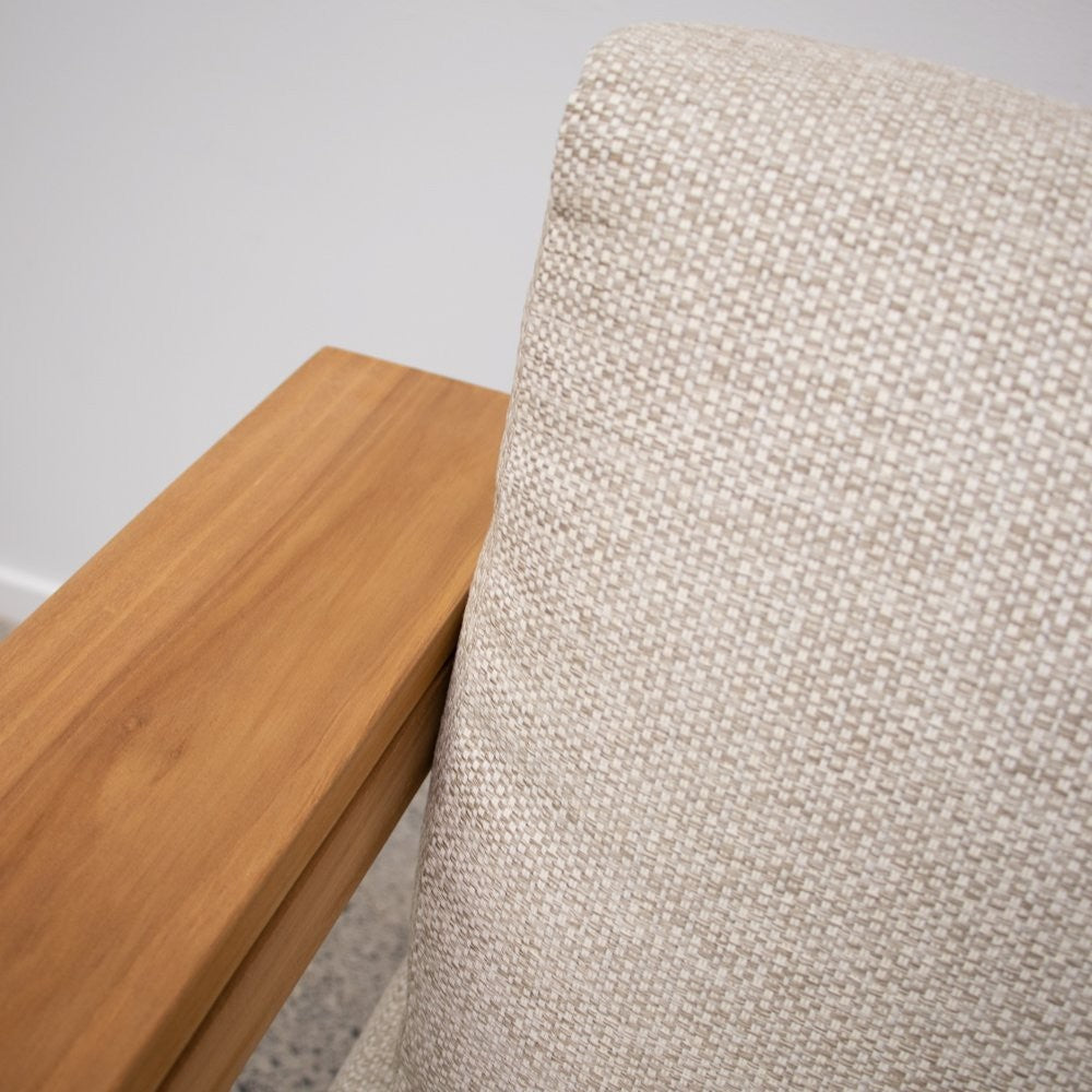 MOBY TEAK OUTDOOR ARMCHAIR